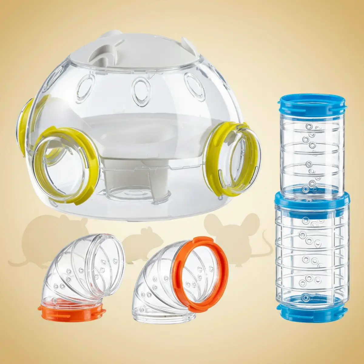 Hamsterhus kit modul Ferplast Lab 22,5×20,7×14,3 cm - Hele Norges Dyrebutikk
