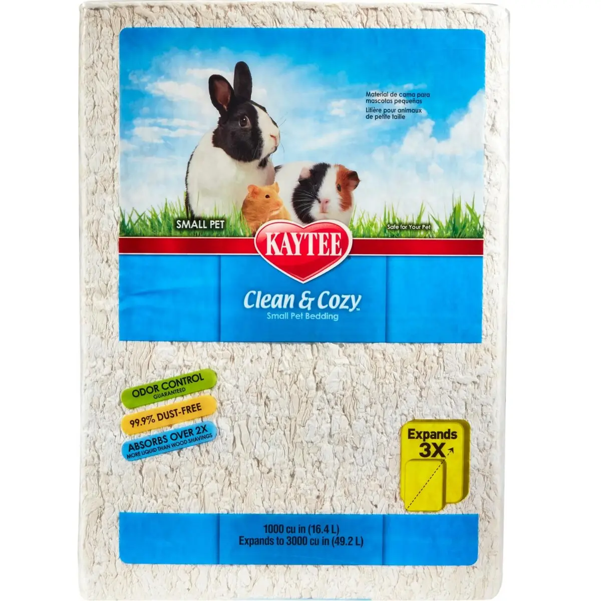 Kaytee Hvit Papirstrø - Clean and Cozy - Hele Norges Dyrebutikk