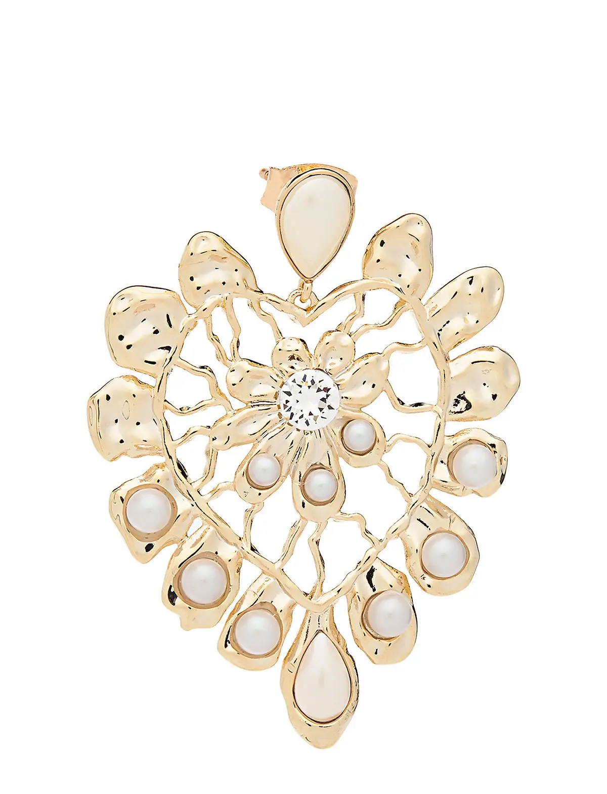 Edith earrings - Ivory and pearl