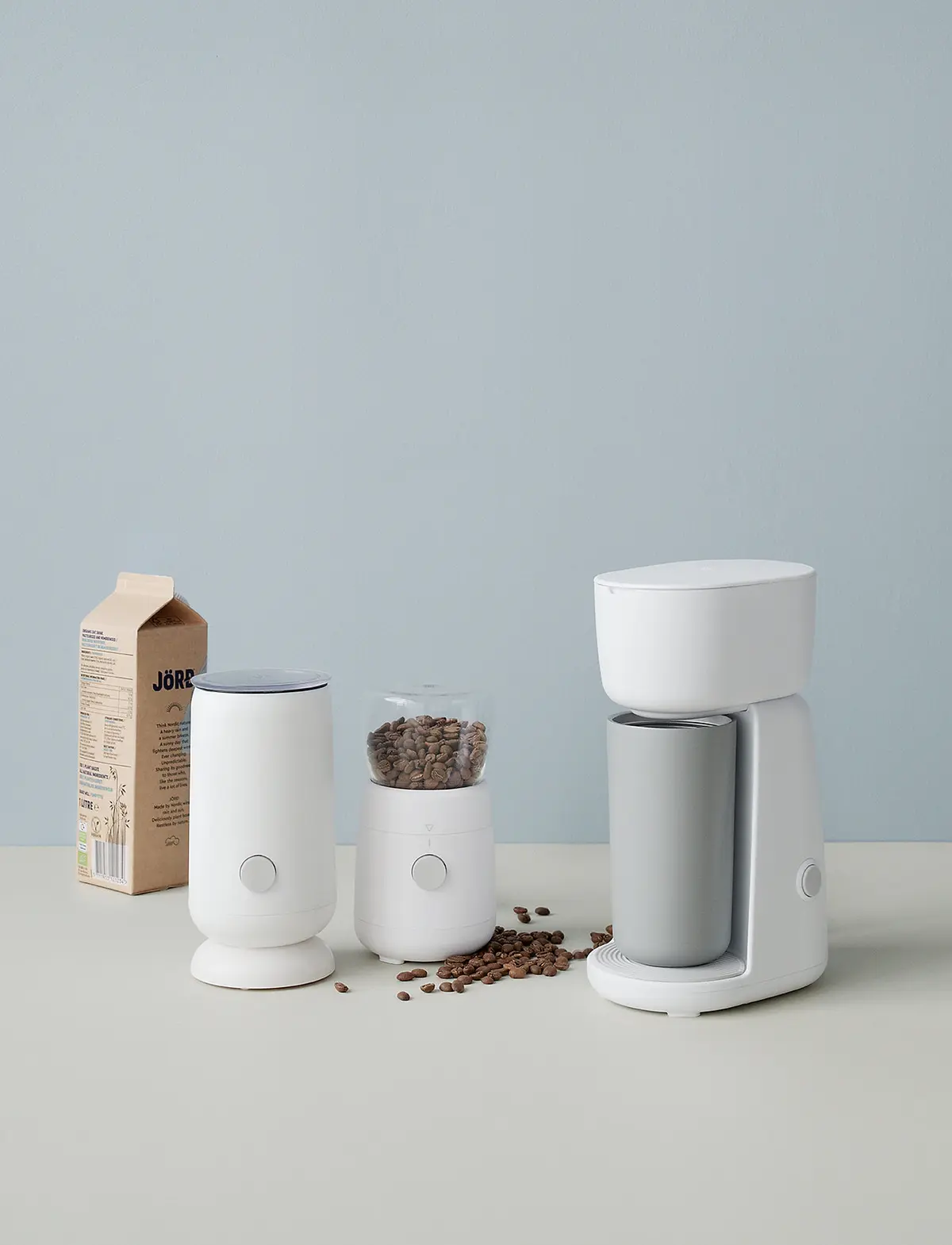 FOODIE single cup kaffebrygger 0.4 l. white