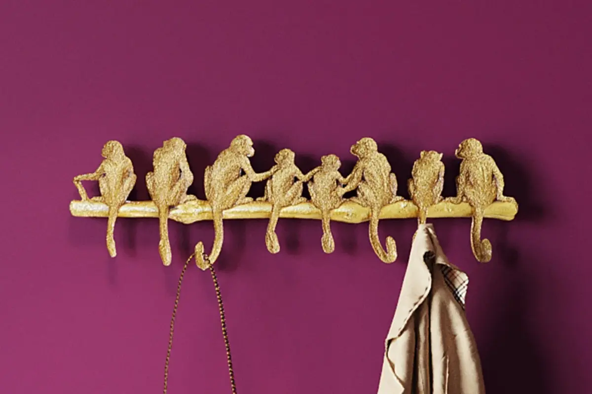 Apefamilie veggkrok