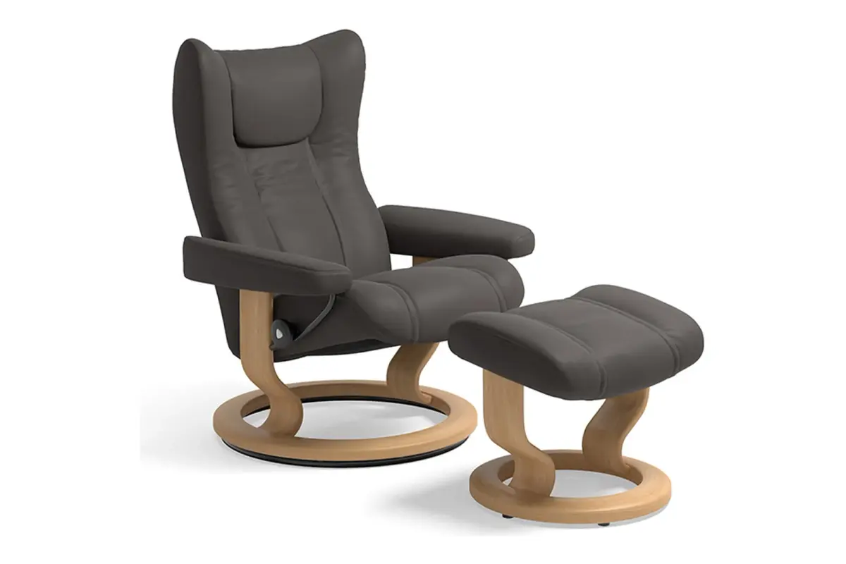 Wing lenestol m/krakk