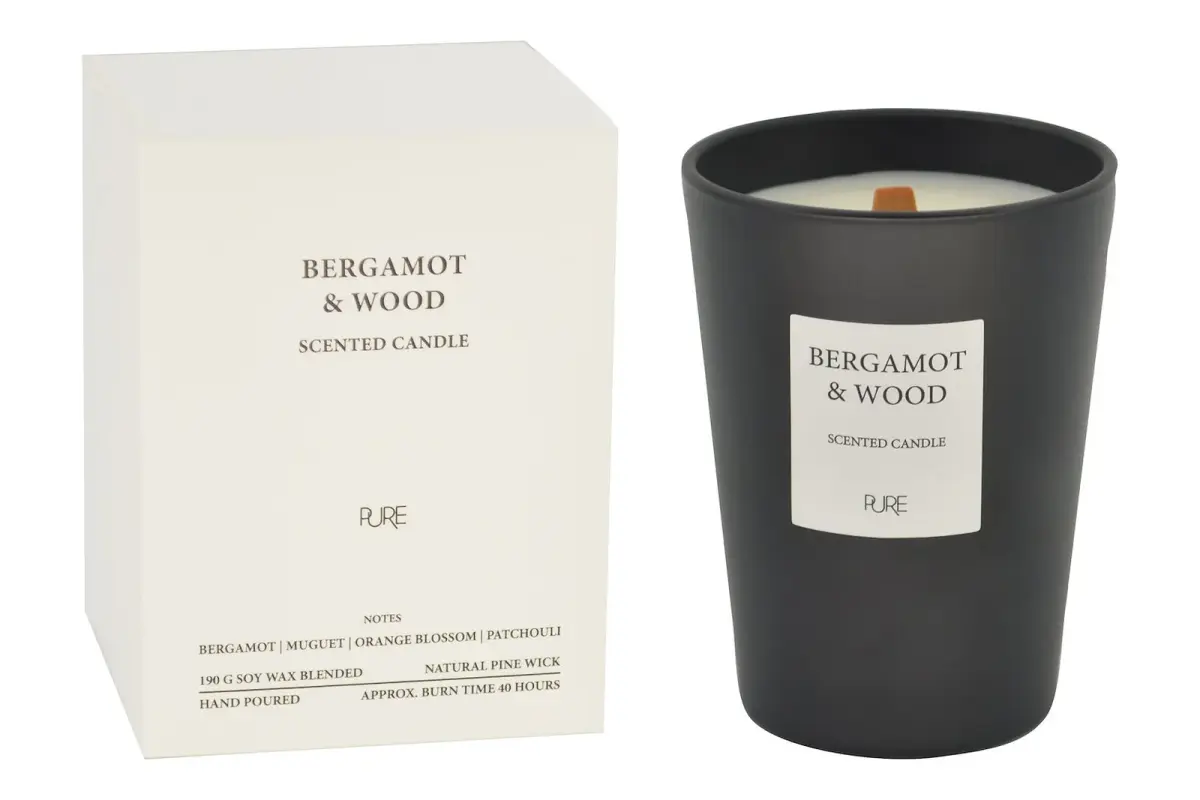 Bergamot Wood duftlys
