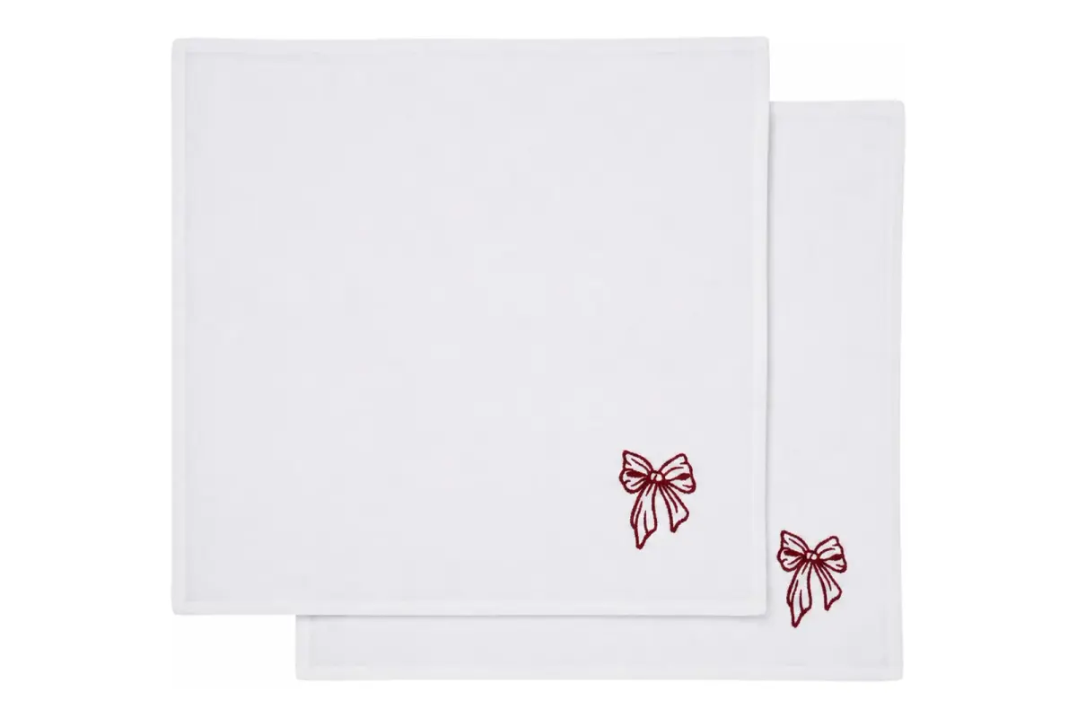 Bow serviett 2pk