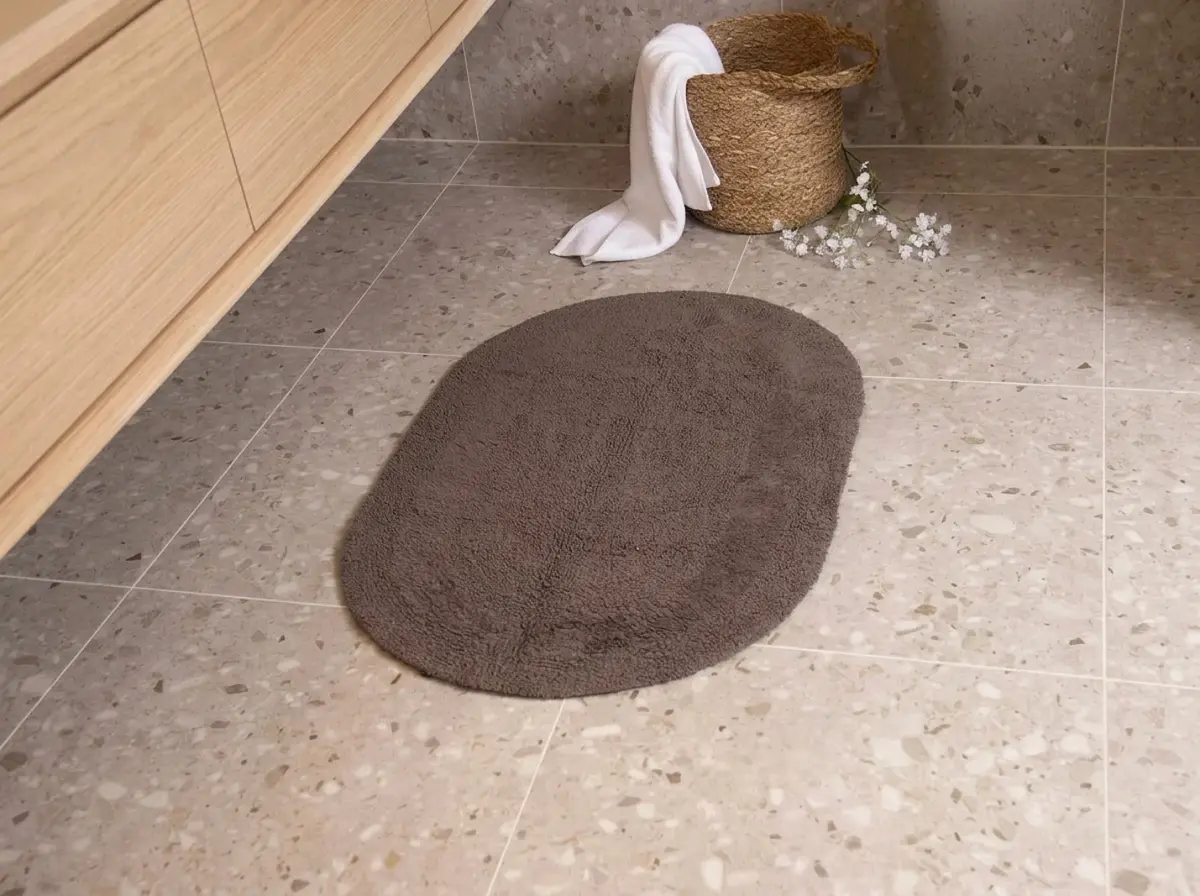 Oval badematter 60x90 cm