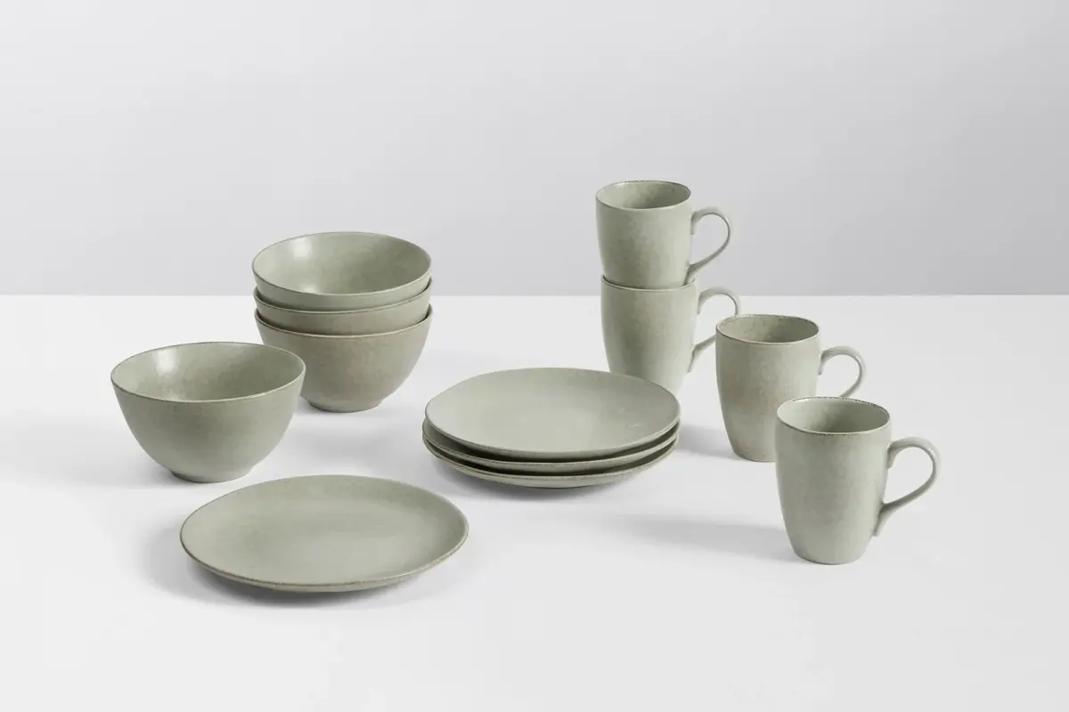 Nordic Marsh frokostservise 12 deler