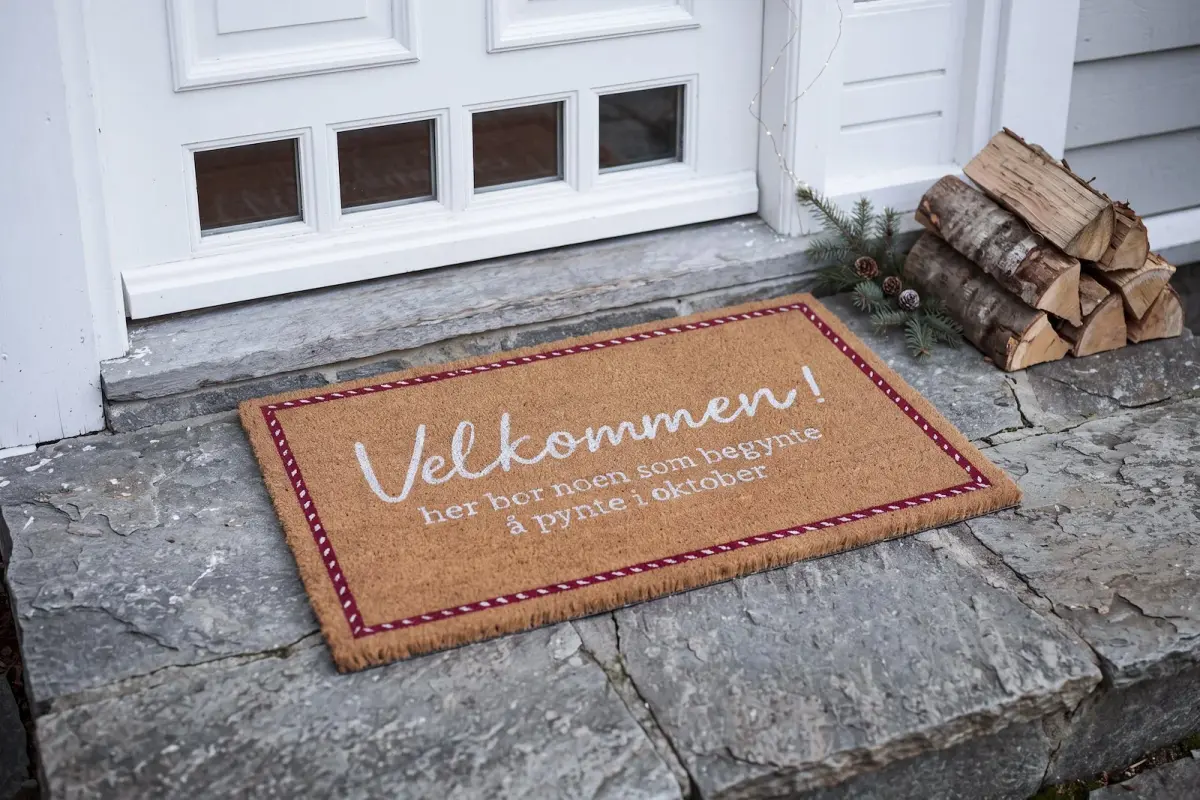 Julehuset dørmatte