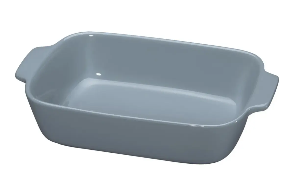 PORTO rektangulær ildfast form, blå, 30 cm