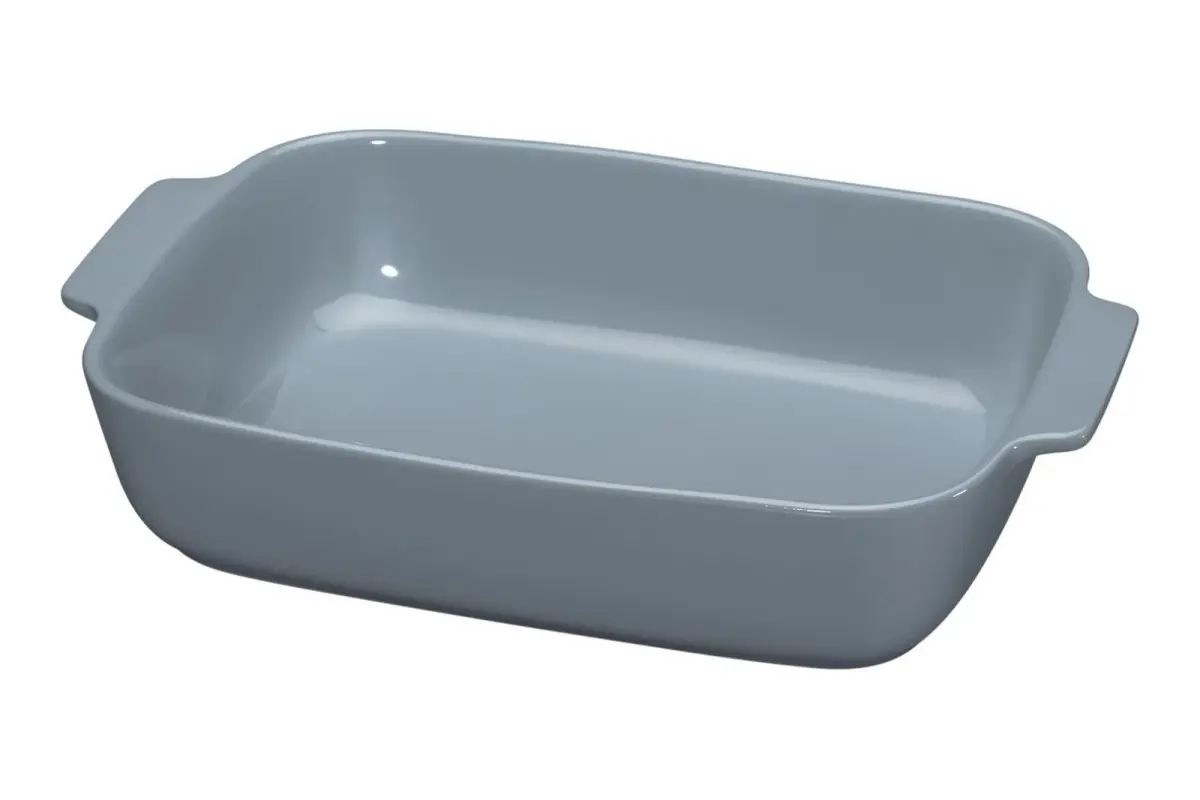 PORTO rektangulær ildfast form, blå, 36 cm
