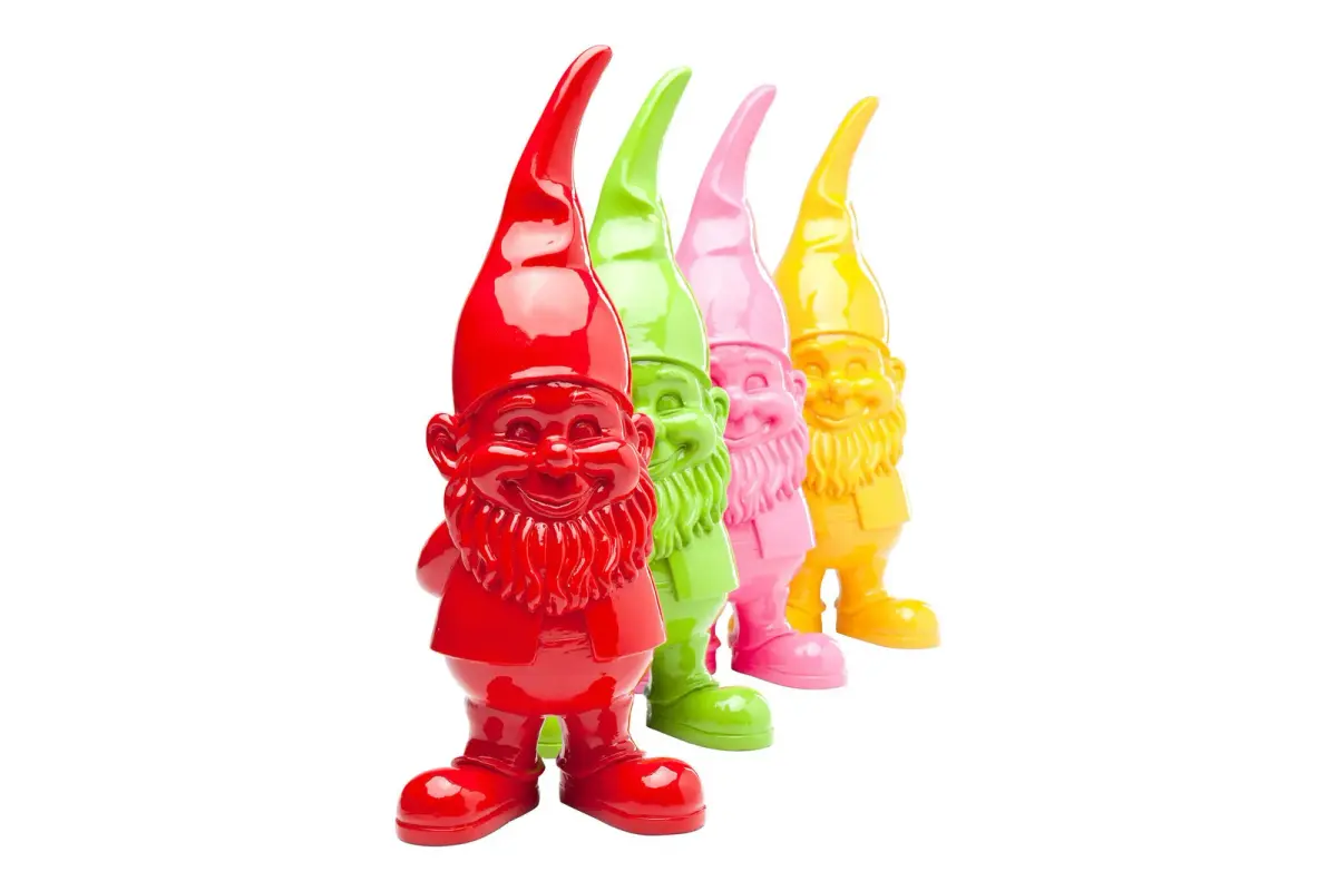 Hagegnom colore dekorfigur