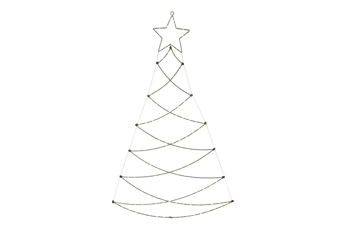 Ingerid siluett juletre