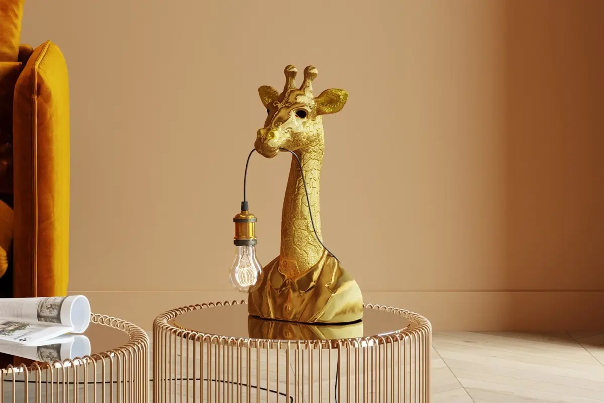 Giraff bordlampe