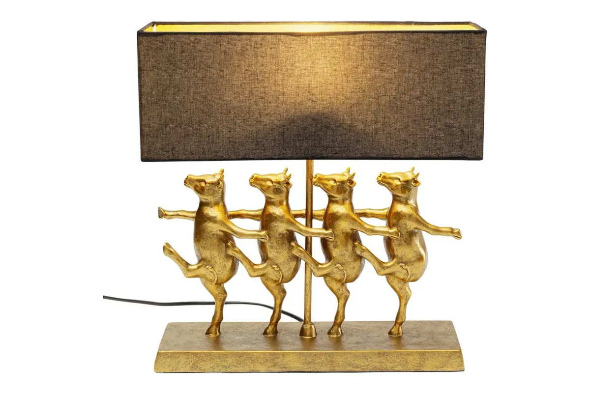 Dansende kyr bordlampe