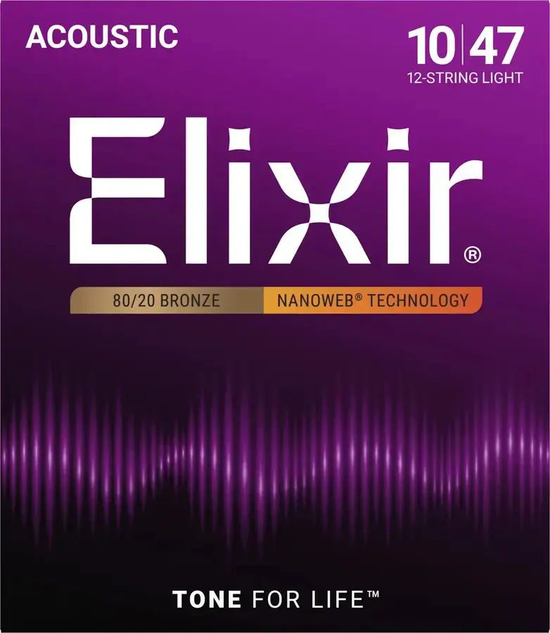 Elixir Nanoweb ak.gitar 12str. Light