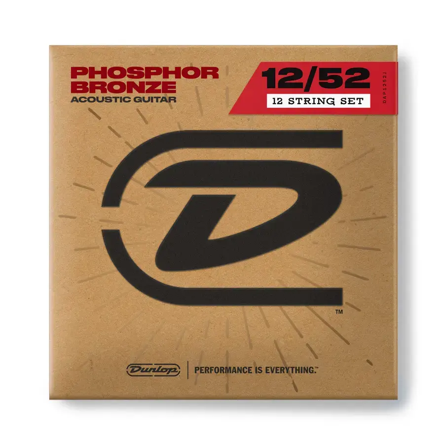 Dunlop W.git 12-str PhBr DAP1252J Medium