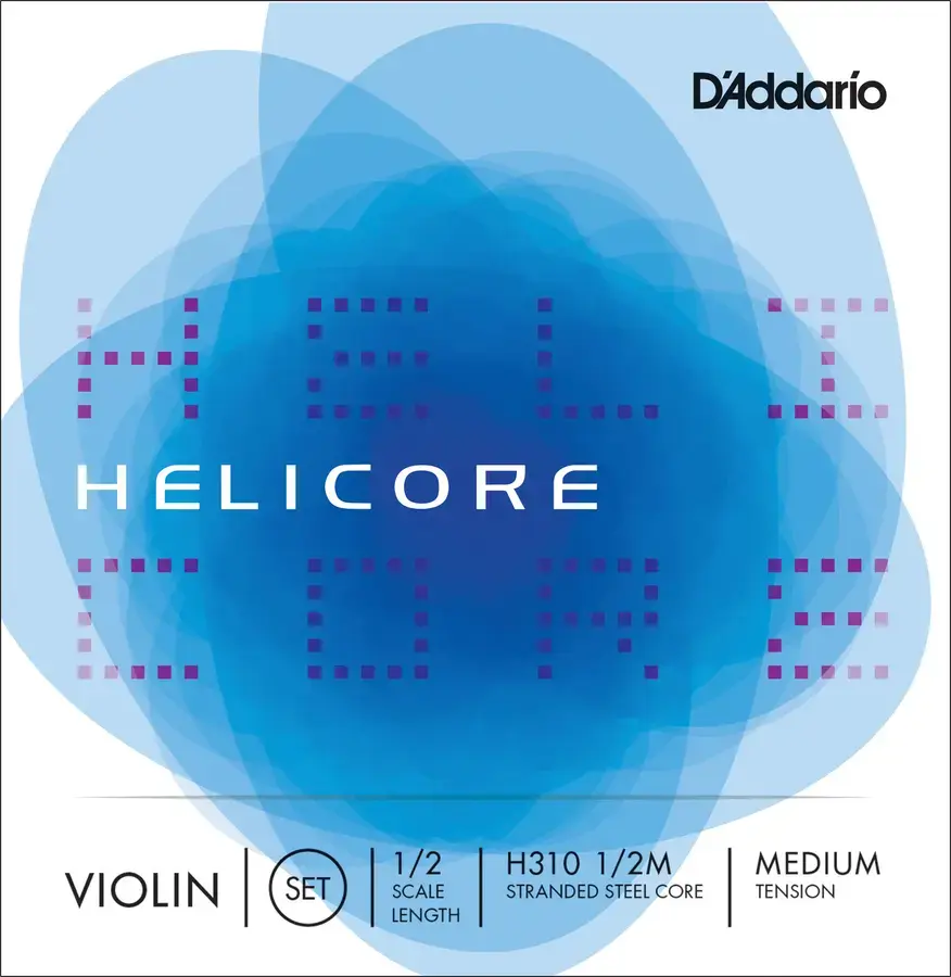D'Addario H310 1/2M HELICORE VIOLIN SET