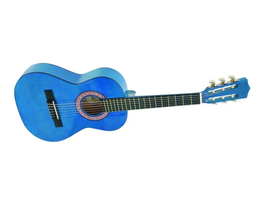 DIMAVERY AC-303 Classic Guitar 1/2, blue