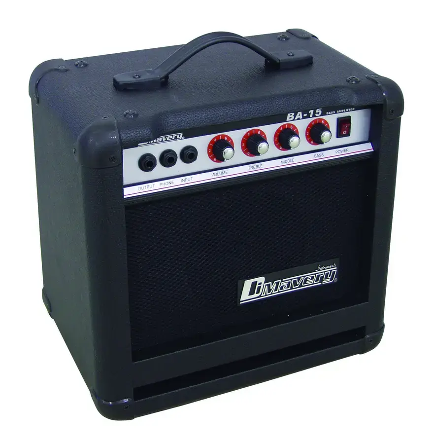 DIMAVERY BA-15 Bass amplifier 15W black