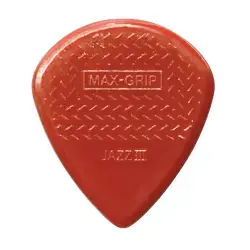 Dunlop 471R3N MAXGRIP Jazz "Red Nylon"
