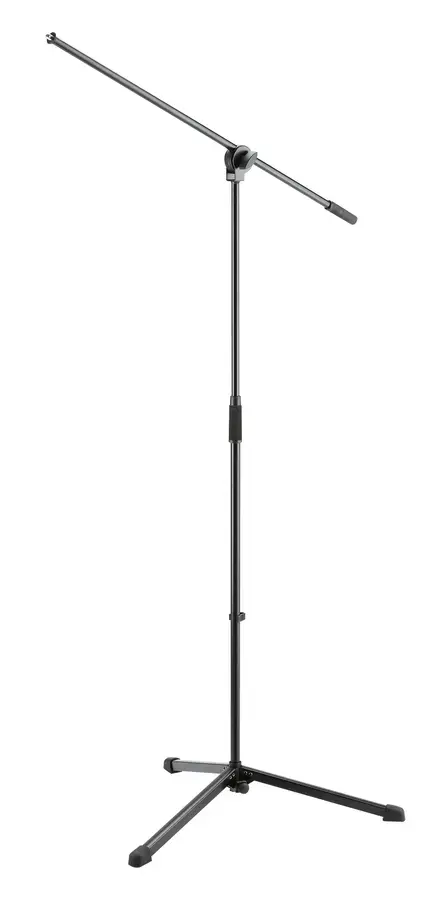 K&M 25400 Mikrofonstativ med galge, Sort