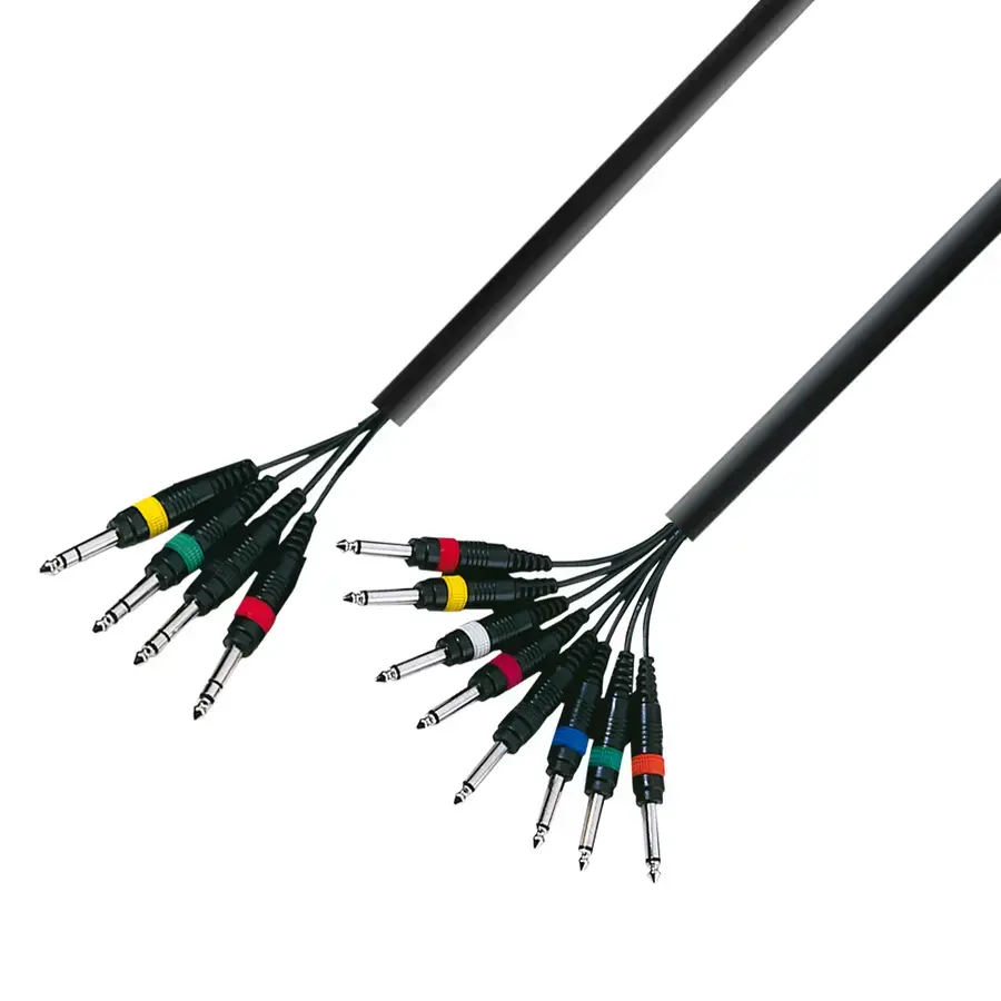 Multikabel 4x8 jack stereo - jack