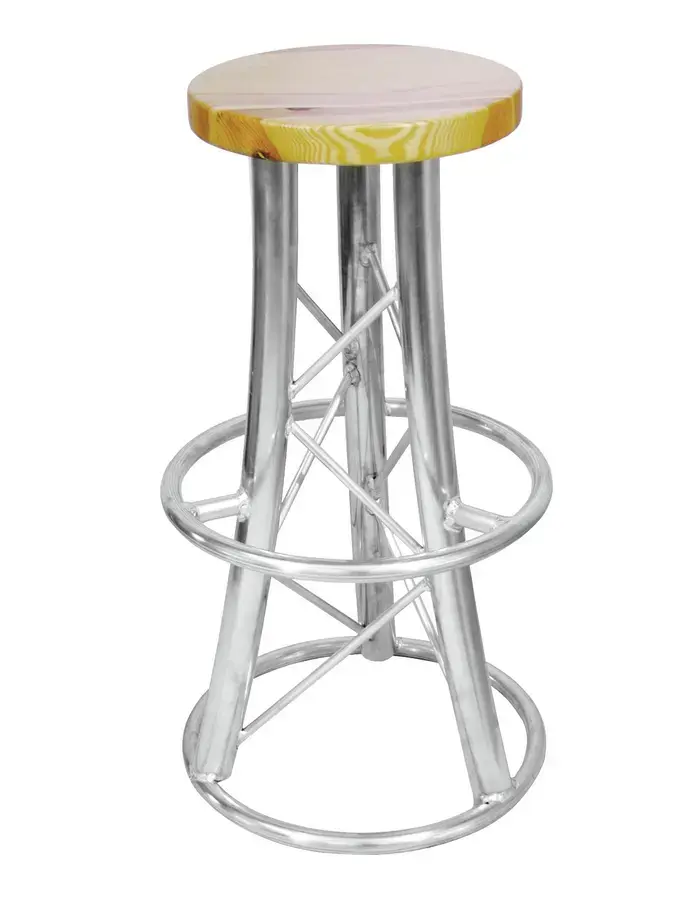 ALUTRUSS Bar stool, curved