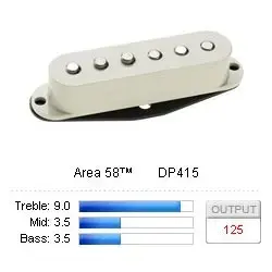 DiMarzio DP415W Pickup Strat