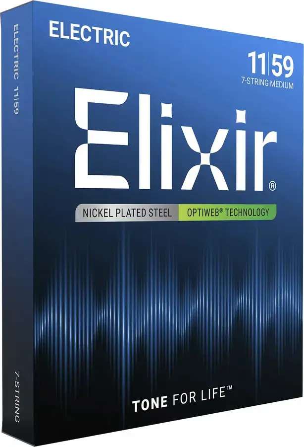 Elixir Optiweb Electric Nickel Plated