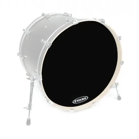 Evans BD22RB-NP 22 EQ3 Resonant Black