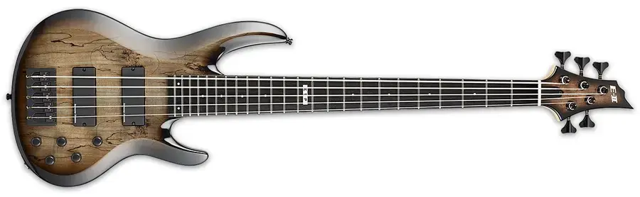 ESP E-II BTL-5 Black Natural Burst