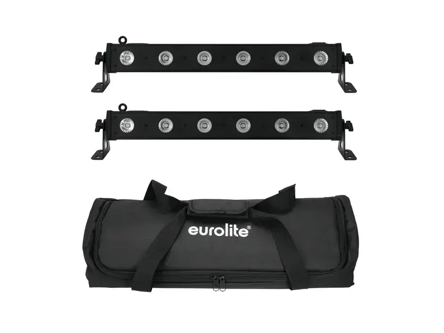 Eurolite Set 2x LED BAR-6 QCL RGBW &