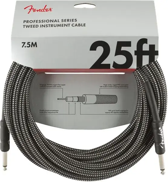 Fender Pro instrumentkabel 7.5m GT