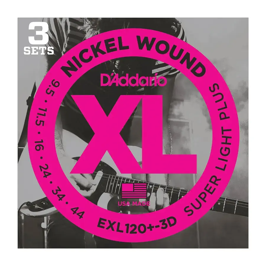 D'Addario EXL120+-3D El-gitar strenger