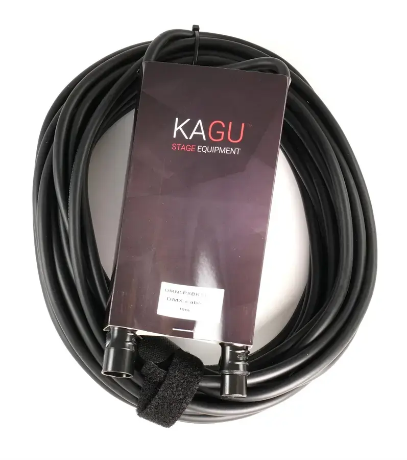 KAGU DMNX5BK DMX-kabel 10m
