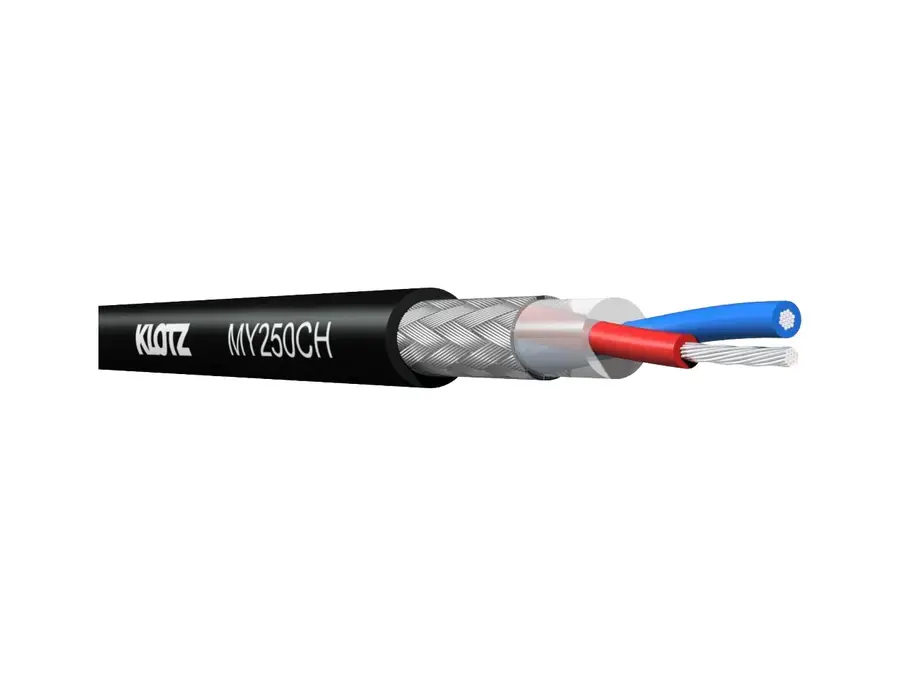 Klotz mikrofon kabel 2 x 0.50mm2