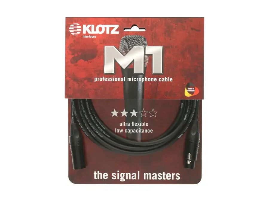 Klotz M1 professional microphone cable