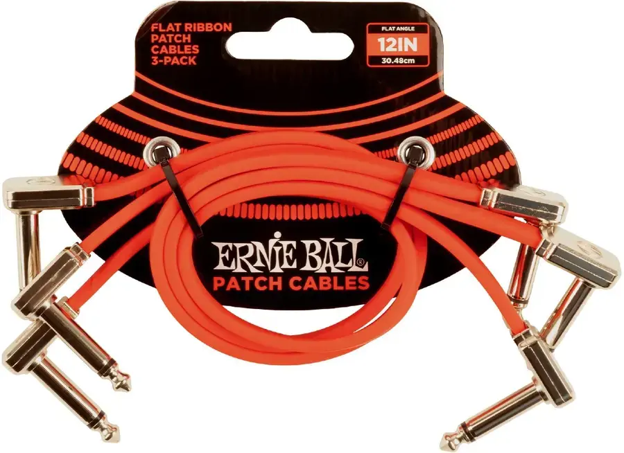 Ernie Ball EB-6403 Patch Flat Cable Red
