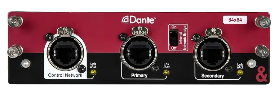 Allen & Heath Dante card dLive systems