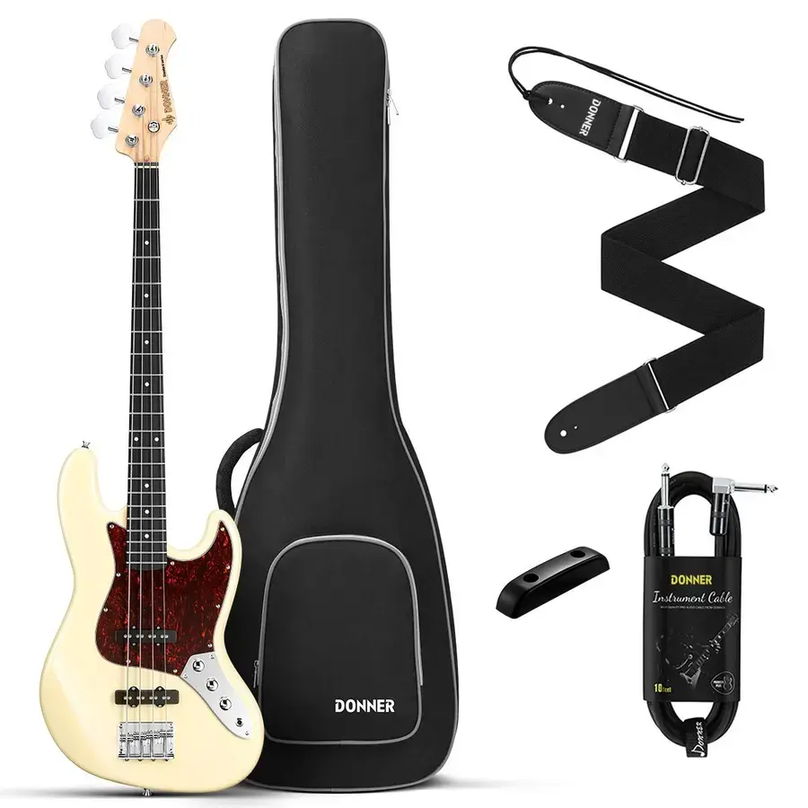 Donner DJB-510B el-bass olympic white