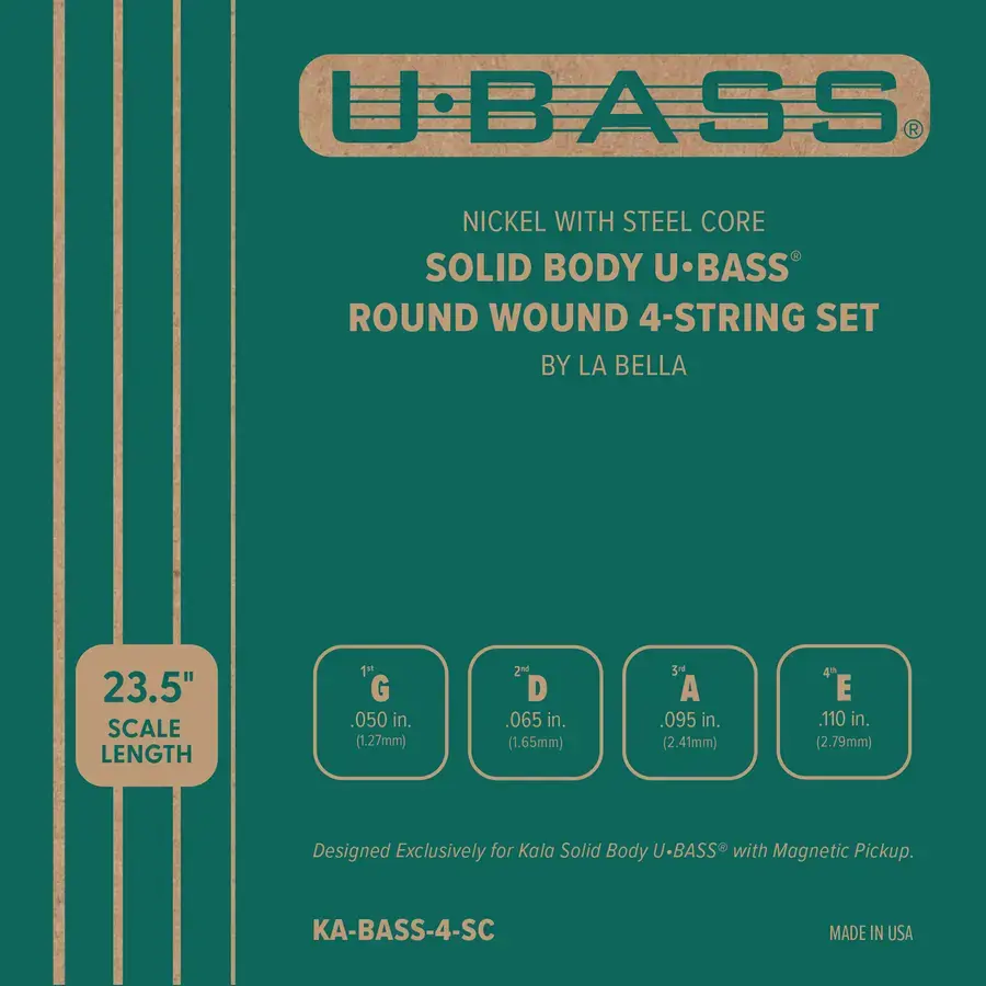 Kala U-Bass Solid Body Roundwound String