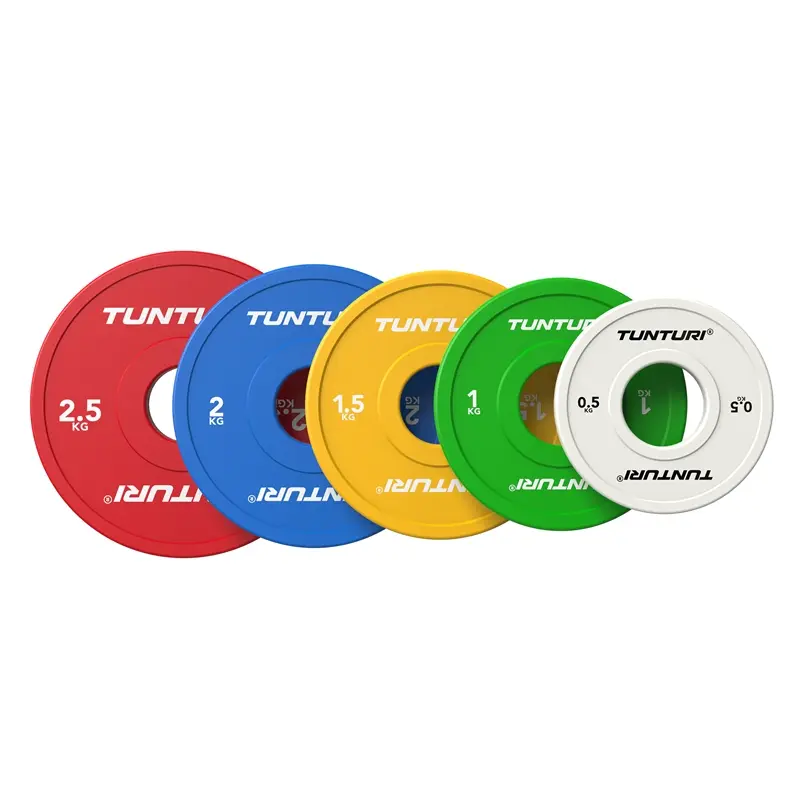 Tunturi Platinum Fractional Vektskiver - 0,5-2,5 kg
