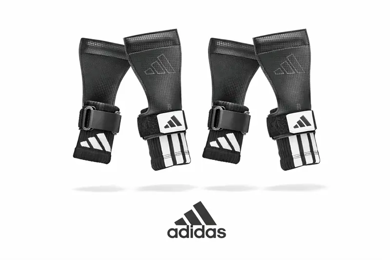 869 Adidas Løftestropper + Håndleddsbeskyttere - Flere størrelser