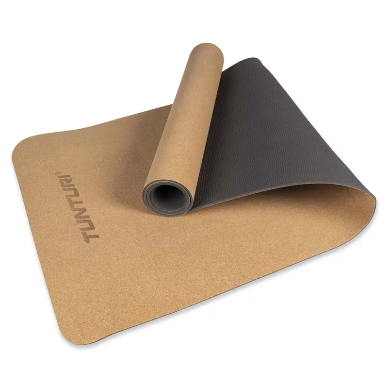 Tunturi 4 mm Kork Yogamatte - 183 x 61 cm