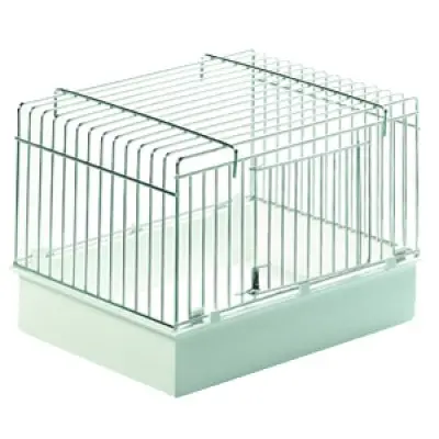 Badekar til parakitt 24x17x17cm med gitter - fuglebutikken.no