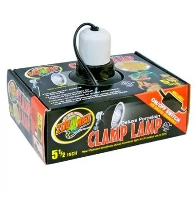 Zoo med Deluxe Porcelain Clamp Lamp 14cm max 100W - fuglebutikken.no
