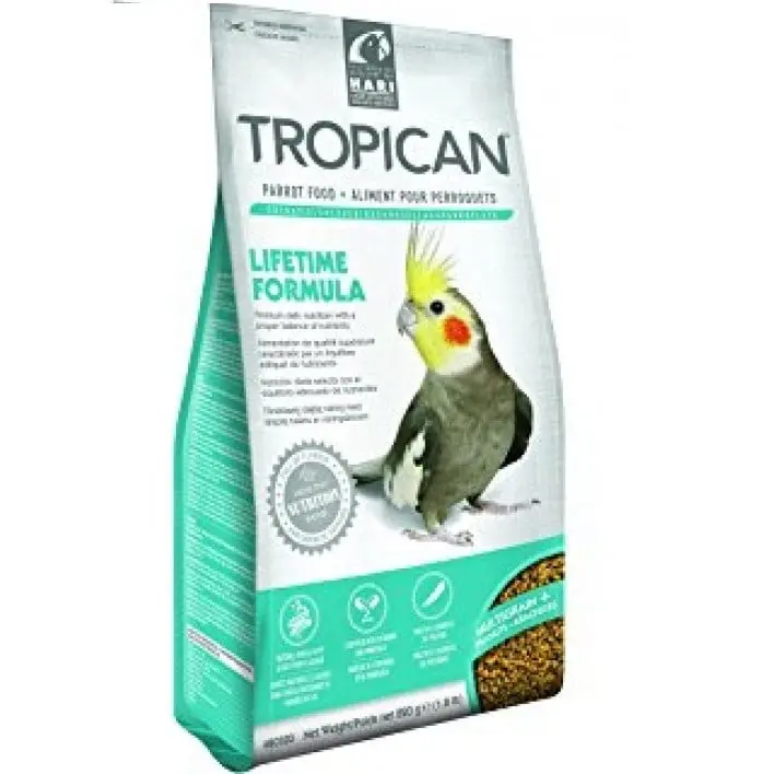 Tropican fullfôrpellets parakitter - fuglebutikken.no