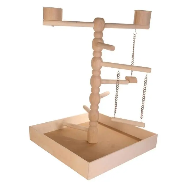 Lekeplass i tre 40x40 - fuglebutikken.no