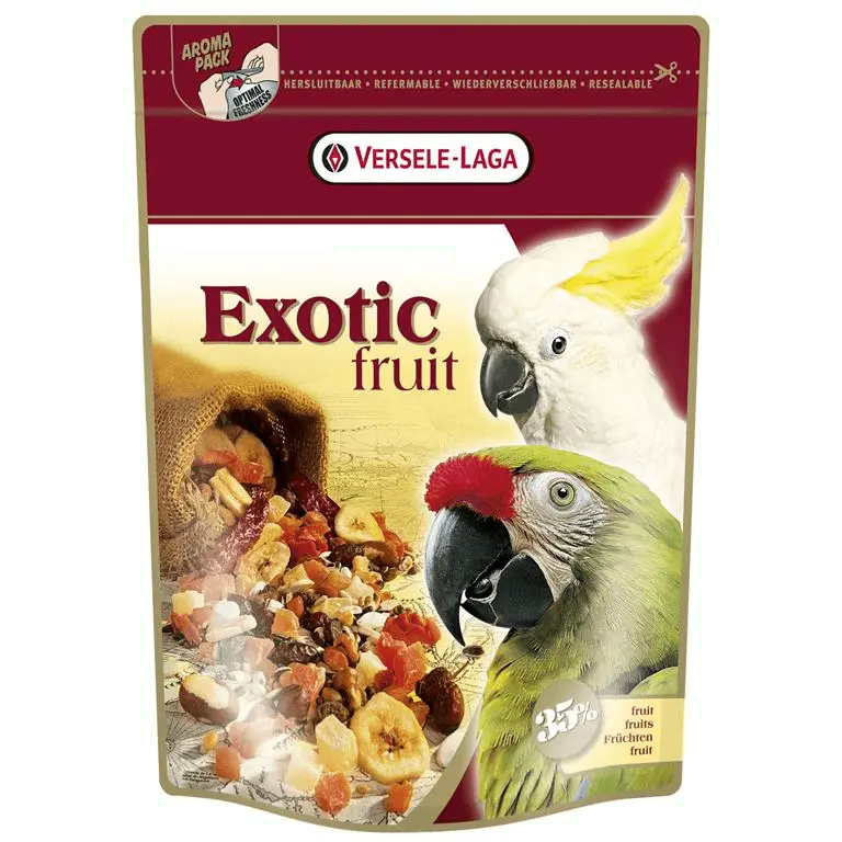 Papegøyefor Prestige exotic frukt mix 600g - fuglebutikken.no