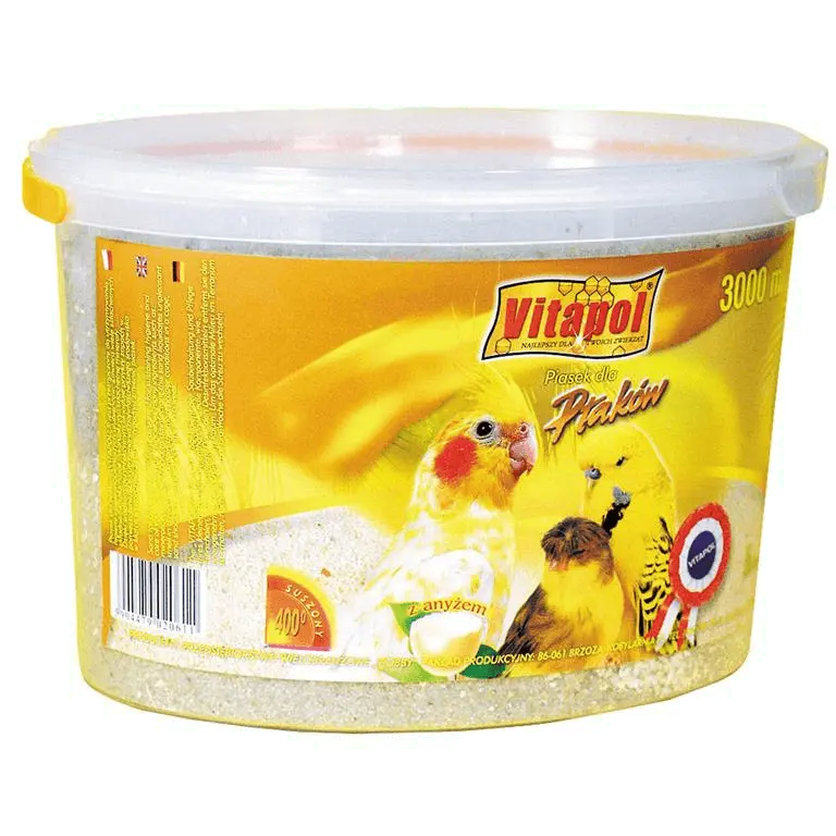 Vitapol fuglsand 5.4kg 3l - fuglebutikken.no