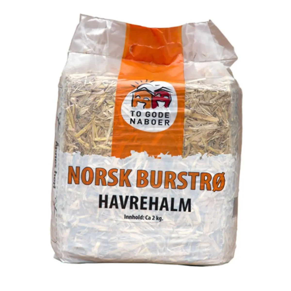 Havre Halm 1.5kg 2 Gode Naboer - fuglebutikken.no